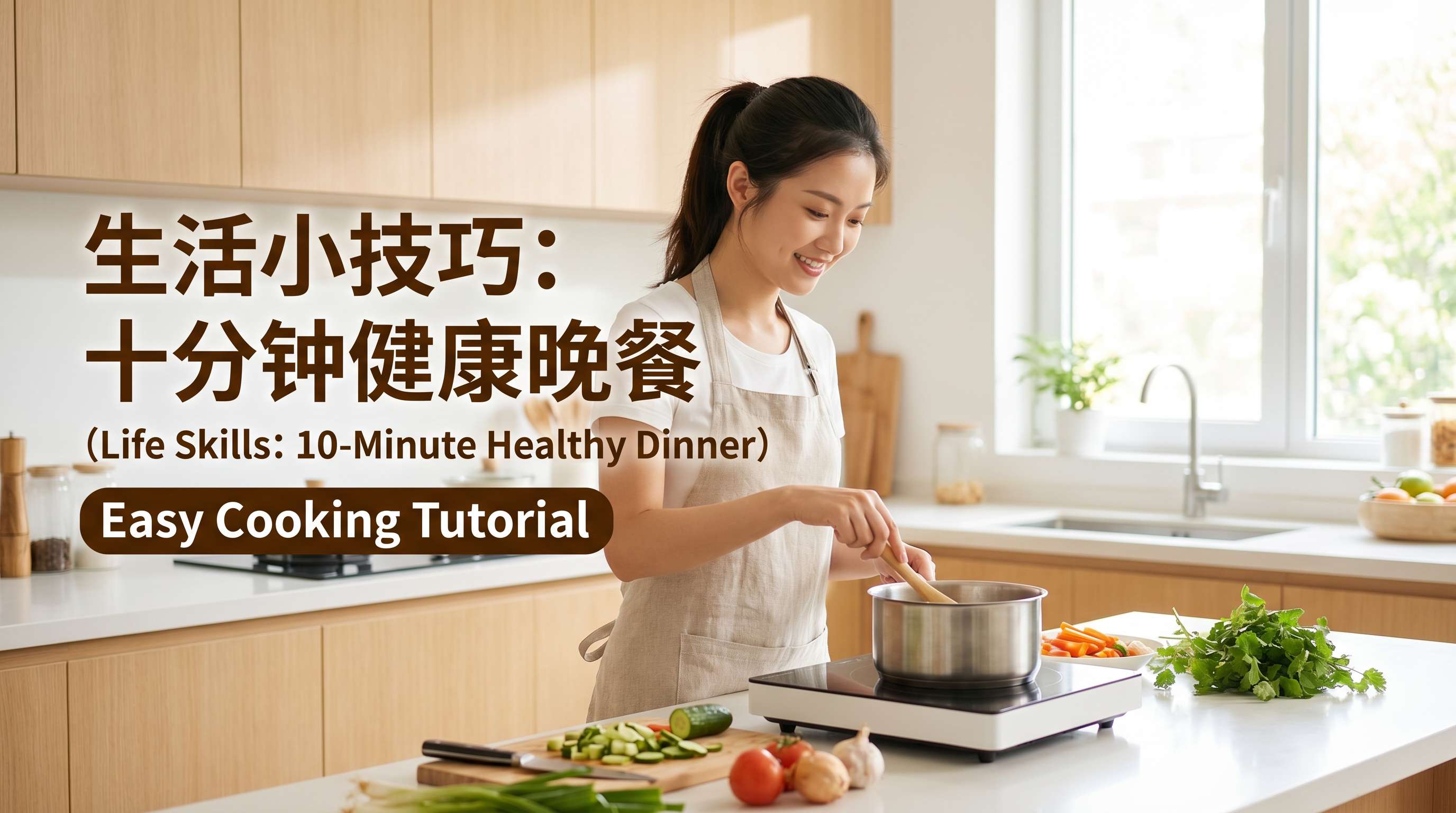 菠萝视频生活技能视频教程：十分钟健康晚餐烹饪教学，www.ftts79.cn